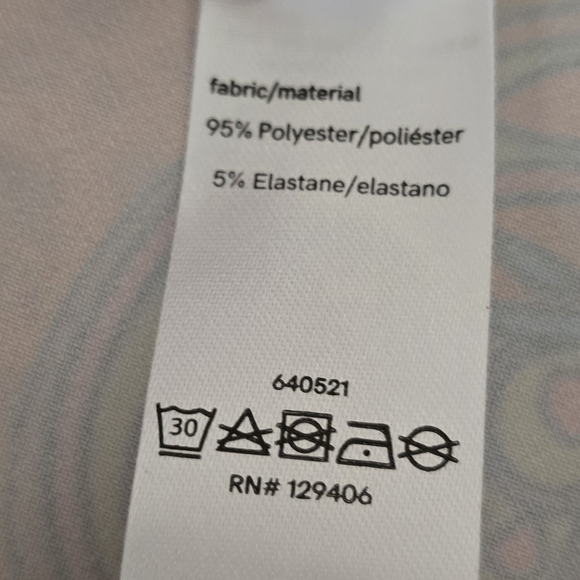 💐 VENUS Womens Multicolor Maxi Dress Size XL V-Neck  Front Slit Stretch - Picture 10 of 10